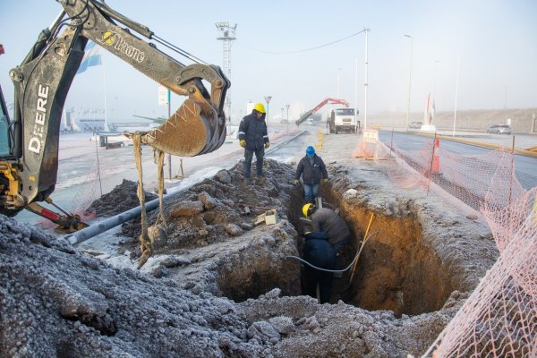 Carpa de la Dignidad: Avanzan los trabajos en la desviación del gasoducto