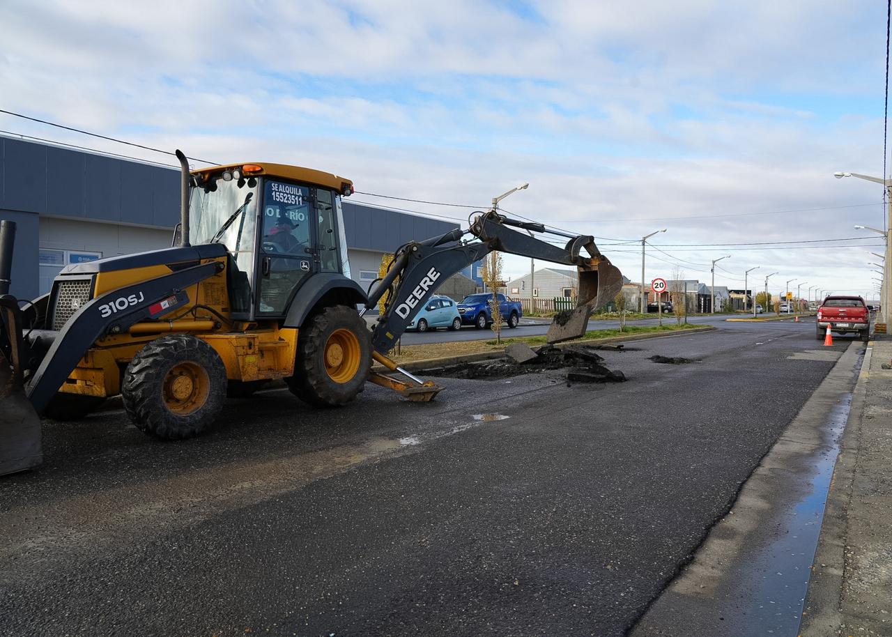 Continúas los trabajos de hormigonado en diferentes sectores de la ciudad