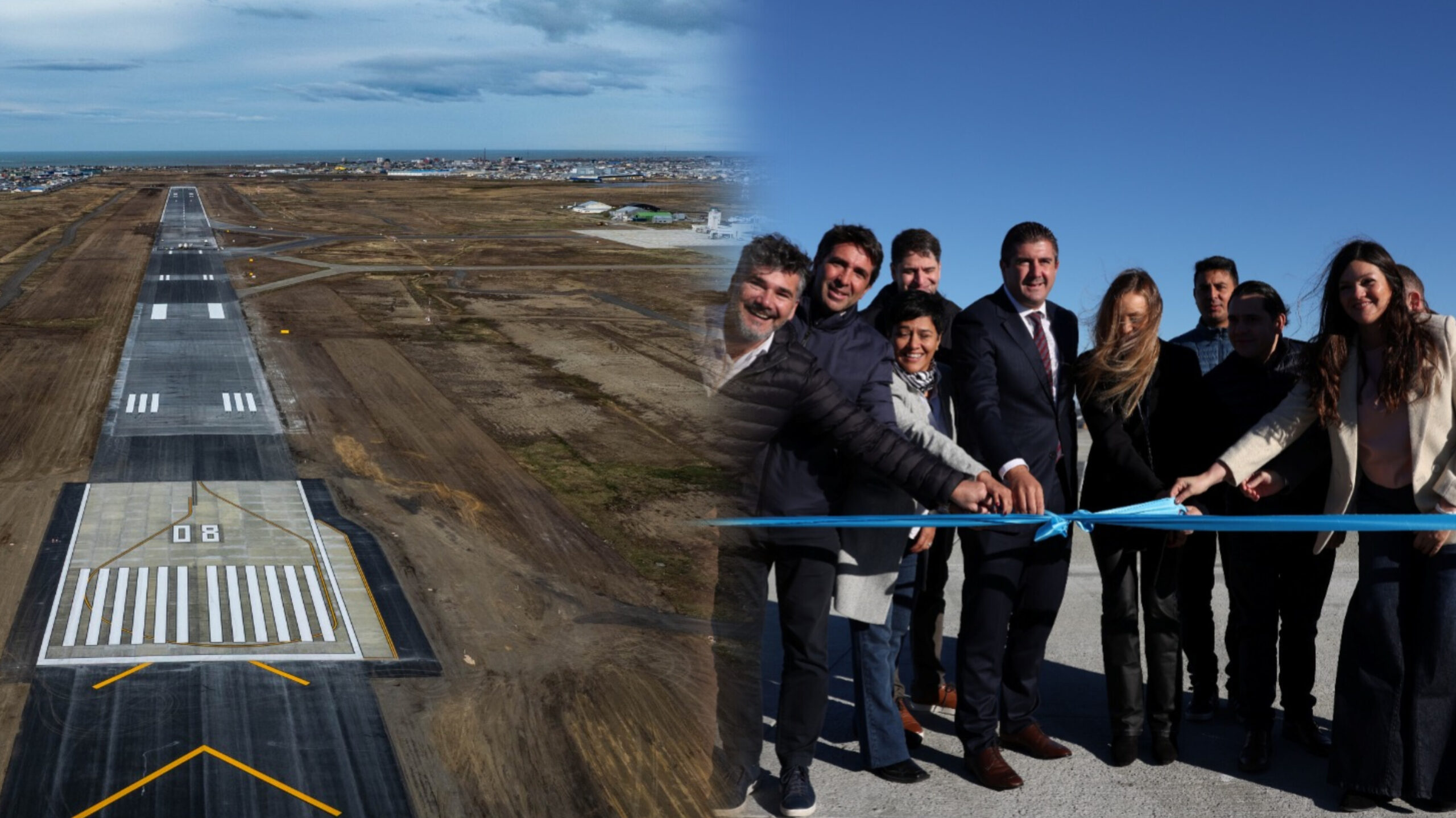 Río Grande reinició operaciones con una pista completamente renovada