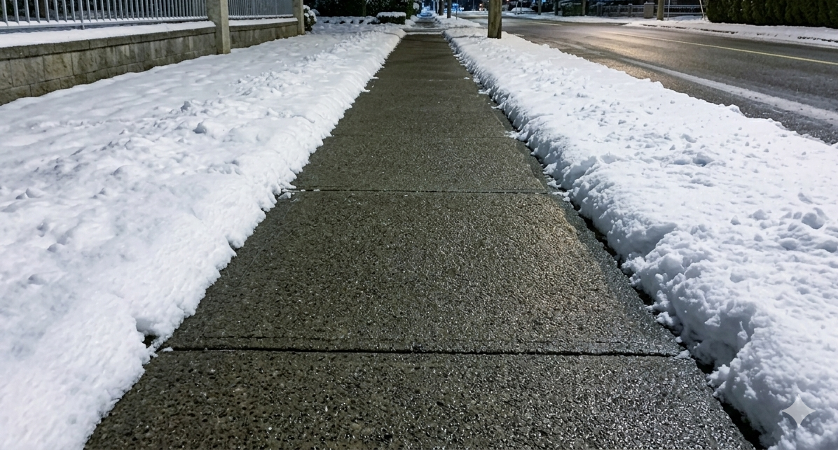 Se recuerda a los vecinos frentistas mantener las veredas libres de nieve y hielo