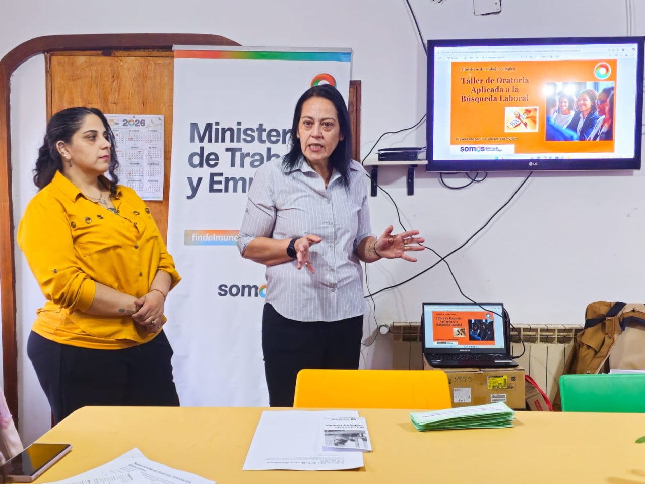 Taller gratuito de oratoria y entrevista laboral en Ushuaia