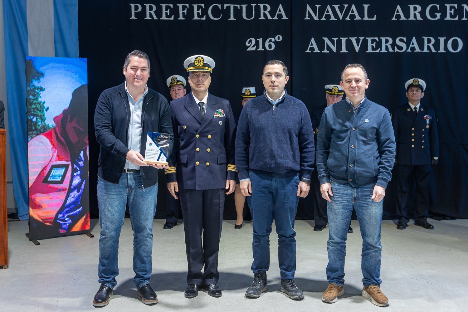 El intendente acompañó el 216⁰ aniversario de la Prefectura Naval Argentina y ratificó el trabajo conjunto con la institución