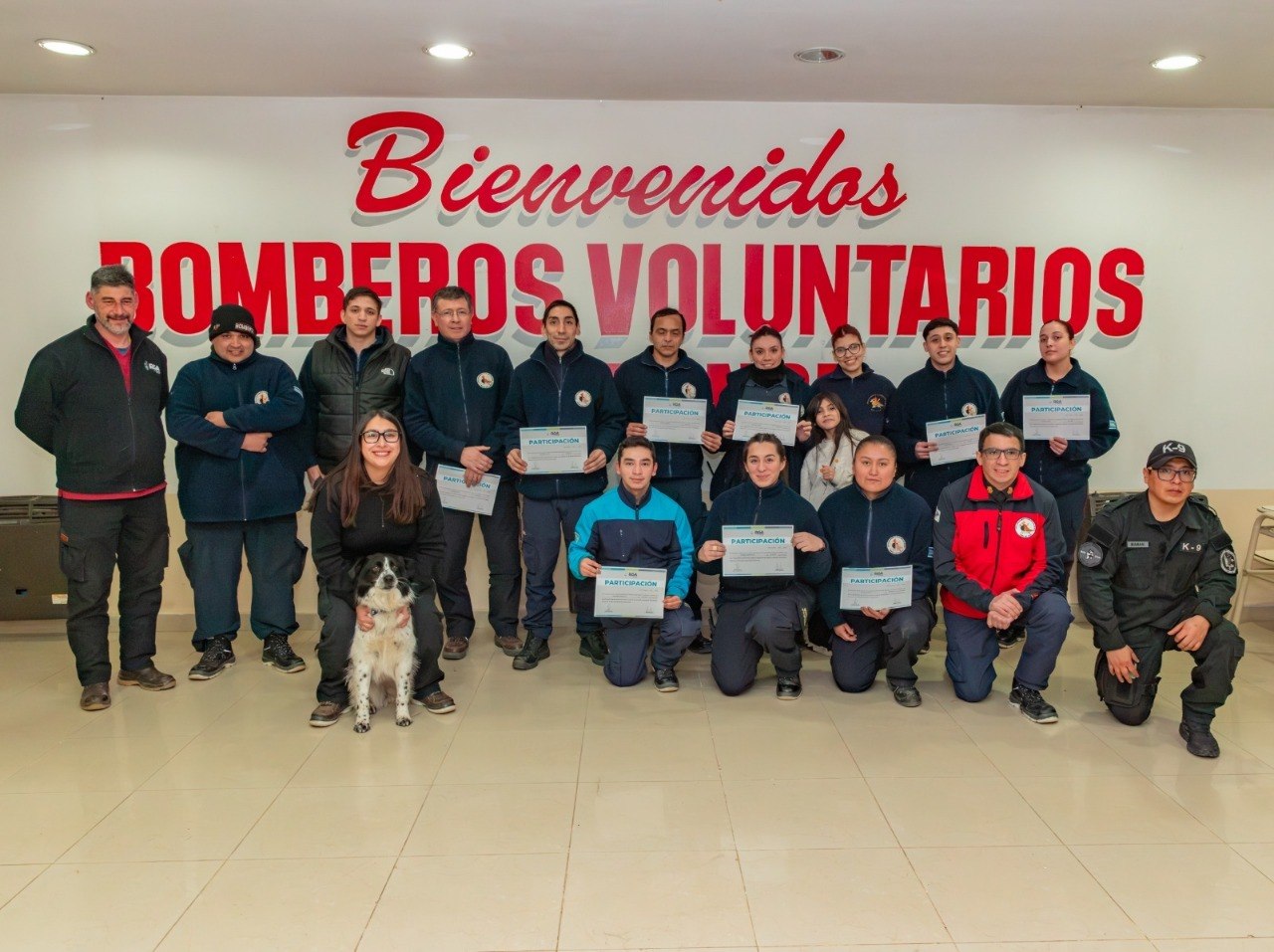 El Municipio capacitó a Bomberos Voluntarios en sujeción de animales y primeros auxilios veterinarios