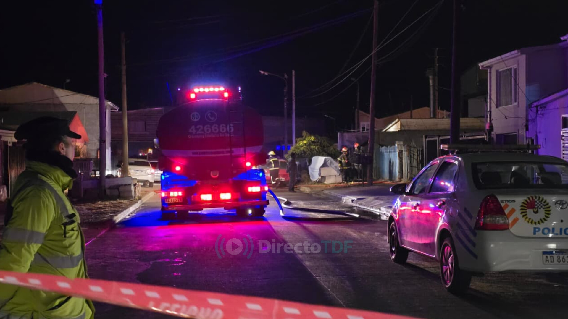 Murió una mujer y un adolescente resultó herido tras un incendio en Río Grande