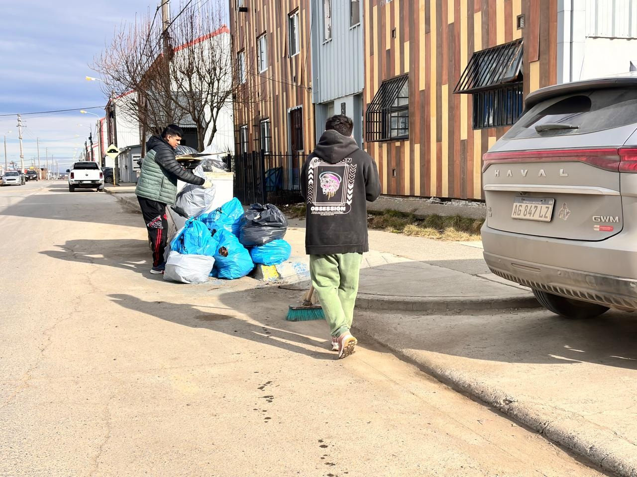 Chacra IV: realizaron una importante jornada de limpieza y retiraron gran cantidad de basura
