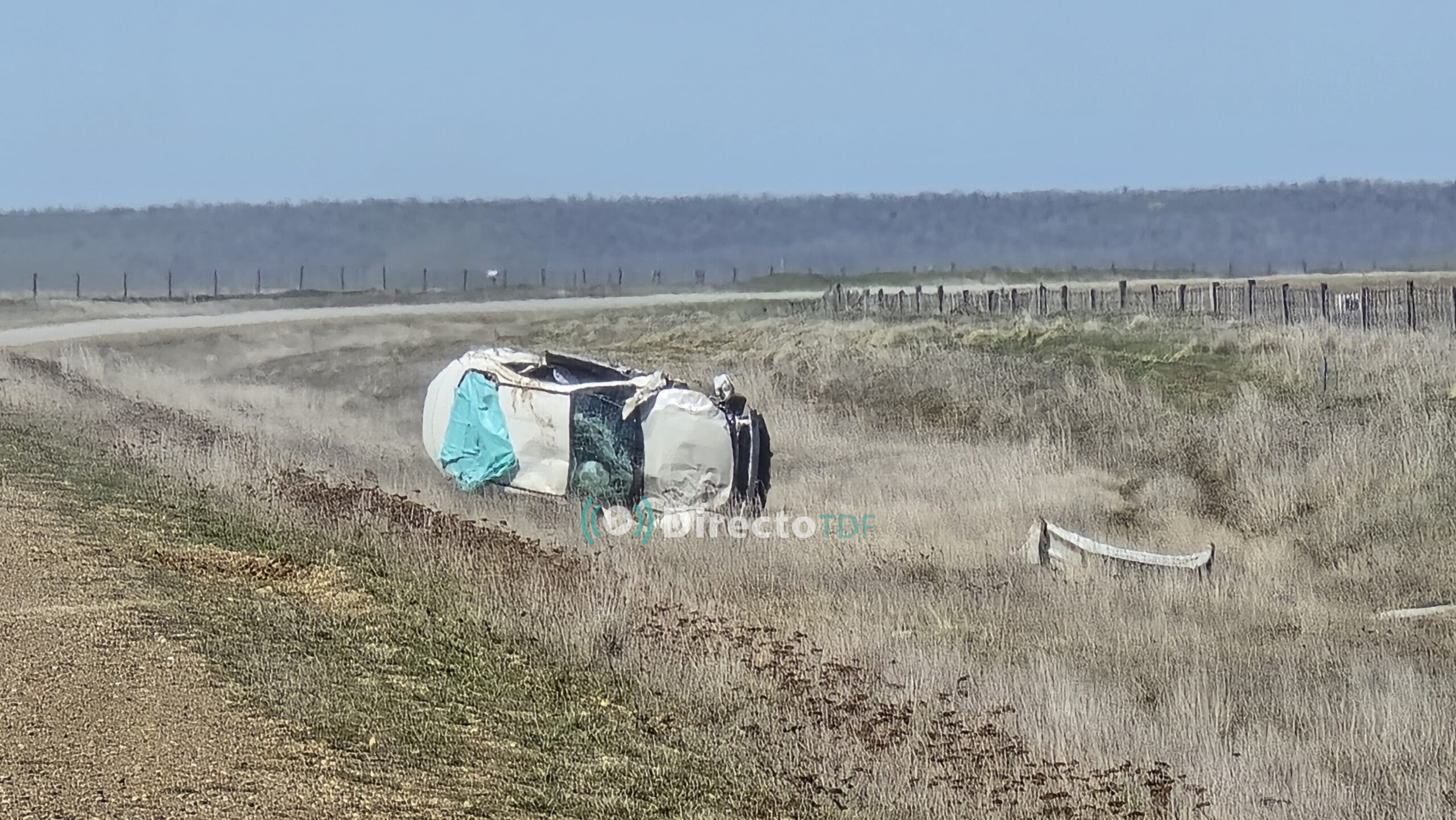 Tragedia en la Ruta 3: un hombre de 38 años murió tras volcar con su Toyota